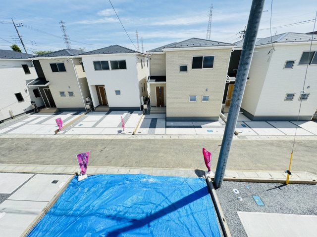 八潮市緑町１丁目新築戸建（緑町第６）の展望|バルコニーより道路側眺望
