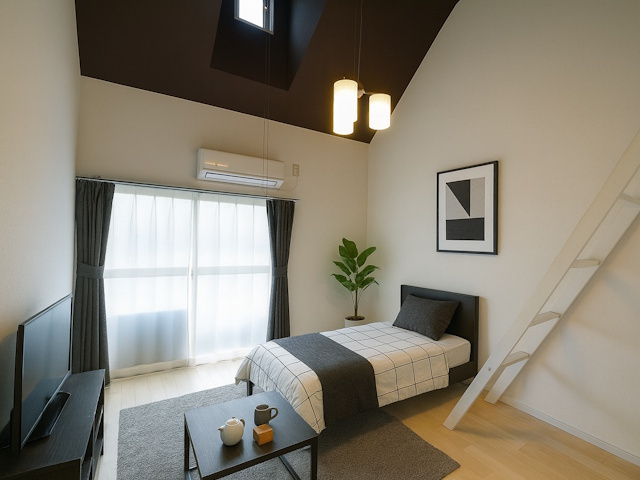 シティエステート南紀寺の居間・リビング|CGで家具等を配置したもので家具等は含まれません。