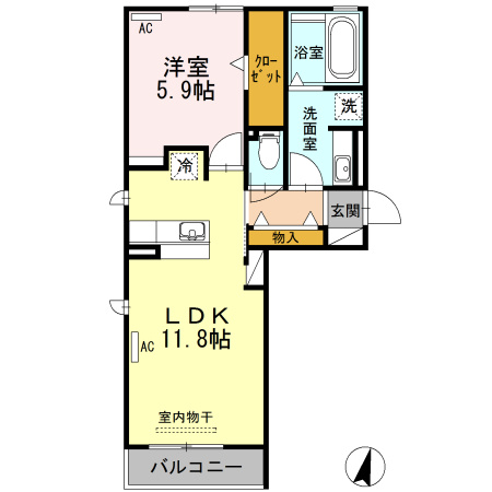 オッツ小桜の間取り