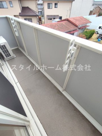 ハイム杉山Ａ棟のバルコニー