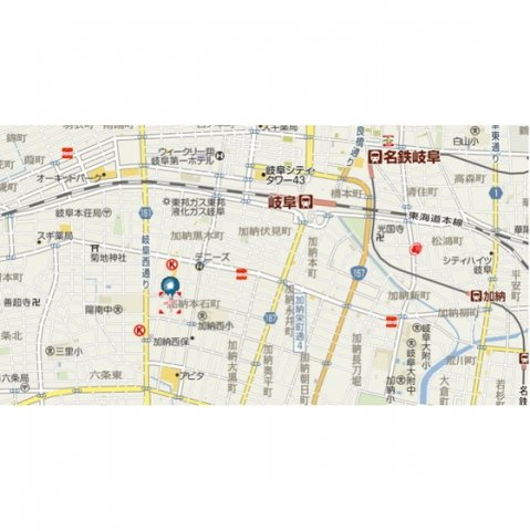 岐阜市加納本石町２丁目の駐車場の外観