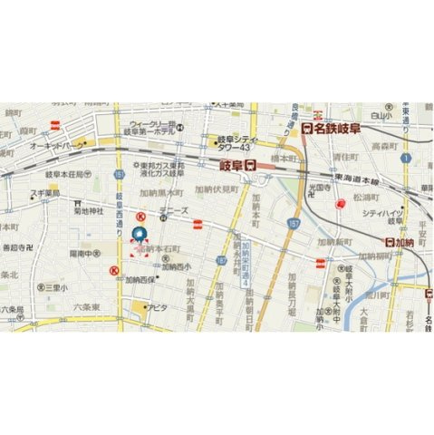 岐阜市加納本石町２丁目の駐車場の外観