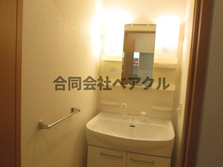 【洗面所】 | カーサ・ヴェルデ西洞院 | 忙しい朝には欠かせない洗面所です