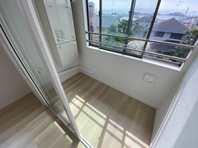 Lutan北町のバルコニー