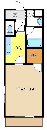 荒池シティーハウスの間取り