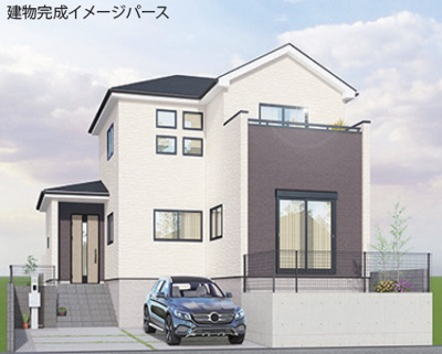 【外観パース】 | 明石市東朝霧丘　新築一戸建て