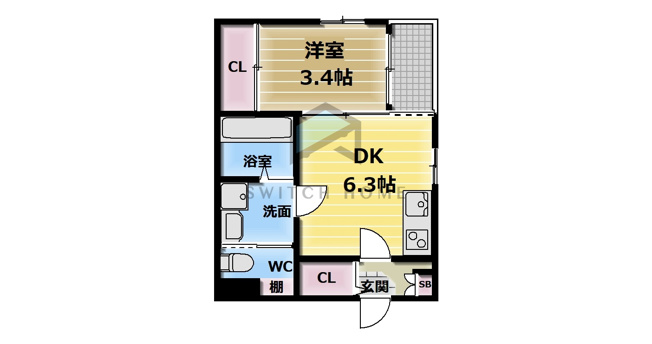 【間取り】 | ロイヤルオーク小路