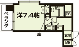 DETOM-1今出川通の間取り|代表的な間取りです