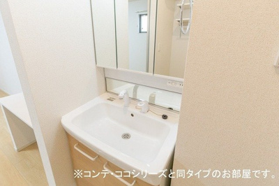 【洗面所】 | メルディア竹矢 | 使いやすい洗面所です