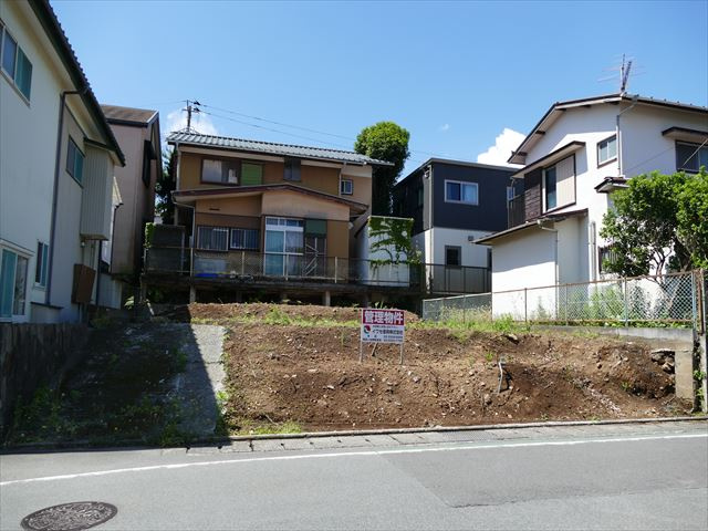川奈　水無田　売土地の外観
