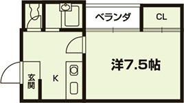 DOMAINE新町の間取り|代表的な間取りです