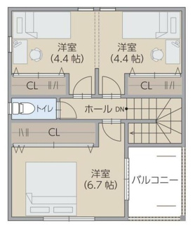 【間取り】 | 岐阜市六条福寿町新築建売限定1邸！オール電化！太陽光発電システム搭載！三里小学校まで徒歩6分！ | 岐阜市六条福寿町新築建売限定1邸！オール電化！太陽光発電システム搭載！三里小学校まで徒歩6分！