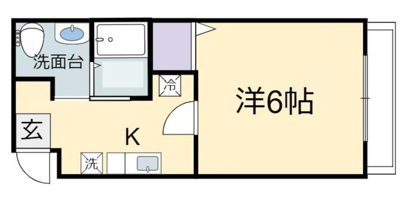 ハイムみのべの間取り