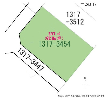 【土地図】 | 大室高原別荘地　売地