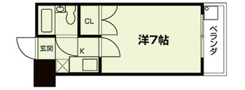 メゾンNOWNOWの間取り|代表的な間取りです