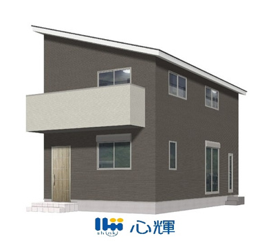 【外観パース】 | サンコート下関市稗田南町（５号地）♪仲介手数料無料物件♪ | 完成予想図です。（５号地）