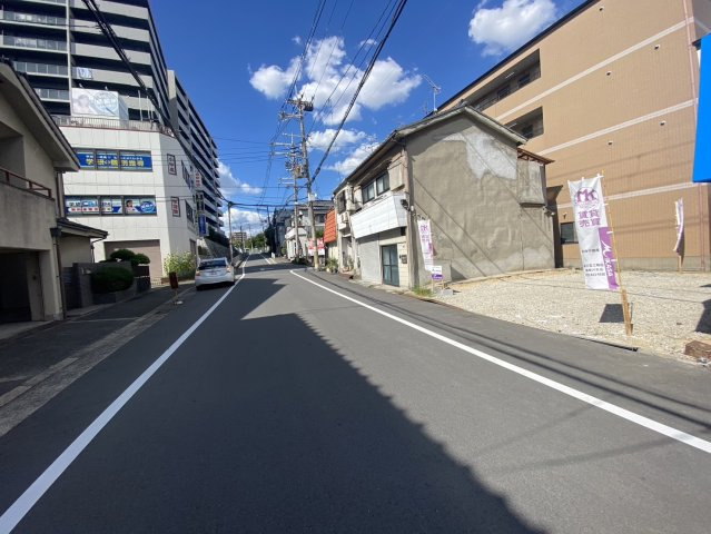 サン・タウン平池町の前面道路含む現地写真