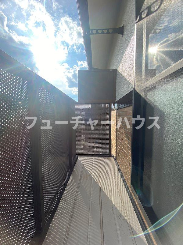 ファミーユ　Ａのバルコニー