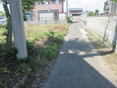【前面道路含む現地写真】 | 深谷市内ケ島 360万 土地