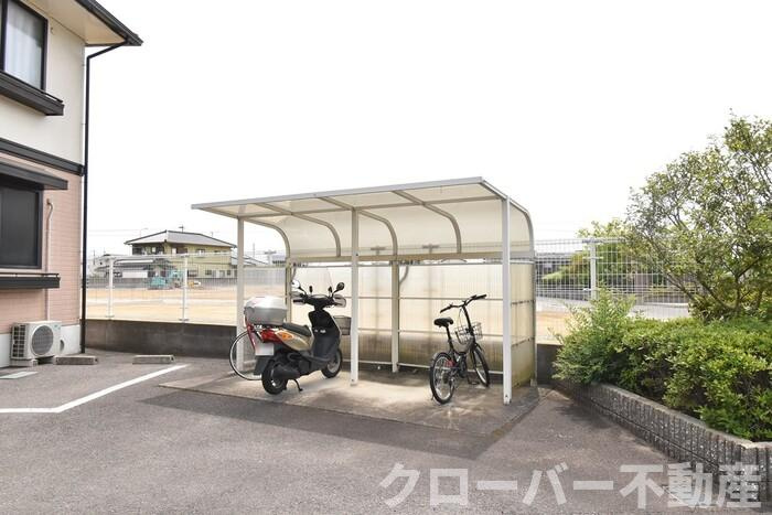 エスポワールメゾン A棟のその他共用部分|駐輪場