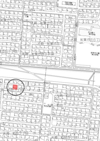 中古住宅　大洞柏台3丁目の地図