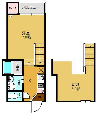 【間取り】 | シャレオ香椎 | 現況優先。