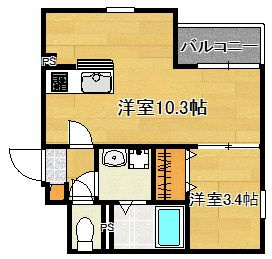 【間取り】 | Crecia次郎丸 | 現況優先。