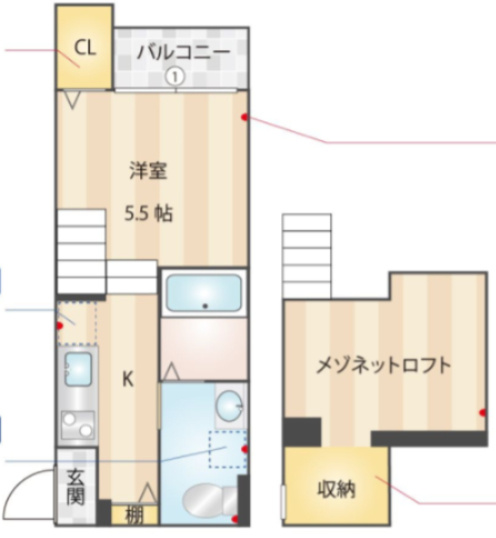 【間取り】 | Casa Inizio | 現況優先。