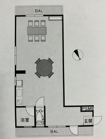 【間取り】 | ローズマンション山王 | 現況優先。