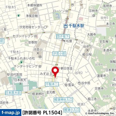 【地図】 | グランドメゾン千駄木