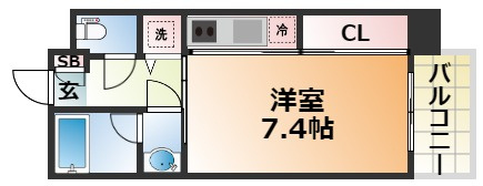 アーバングリーン神戸元町の間取り