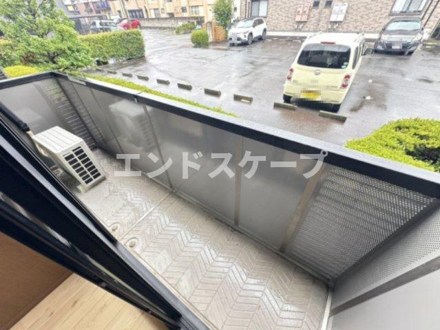 御料所ガーデン　Ｈのバルコニー|高崎、前橋のお部屋探しはエンドスケープまで！お客様の理想お聞かせ下さい♪