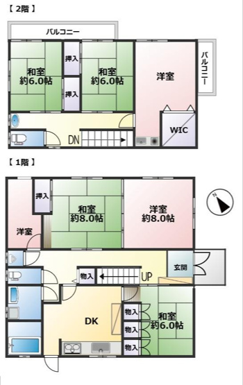 【間取り】 | 東金市極楽寺　中古戸建