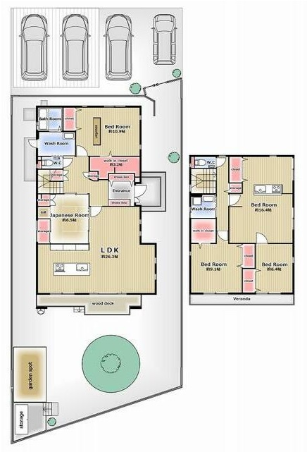 【間取り】の画像