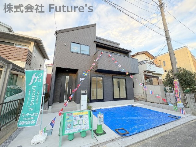 三郷市番匠免1丁目　新築戸建　全1棟の外観|きれいな外観です