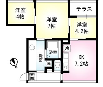 【間取り】 | セゾンドル椿