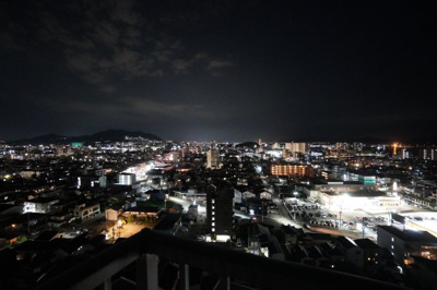 【展望】 | 【上質リフォーム】グランビュー隅の浜 | 現地（2023年10月30日20：00頃）撮影