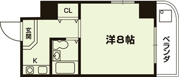 ラ・ビスタの間取り|代表的な間取りです