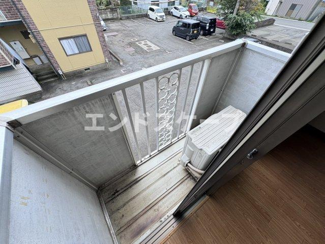 プラザハイツ Ⅱ　Ｂのバルコニー|高崎、前橋、伊勢崎エリアのお部屋探しはエンドスケープまで！お客様の理想お聞かせ下さい♪