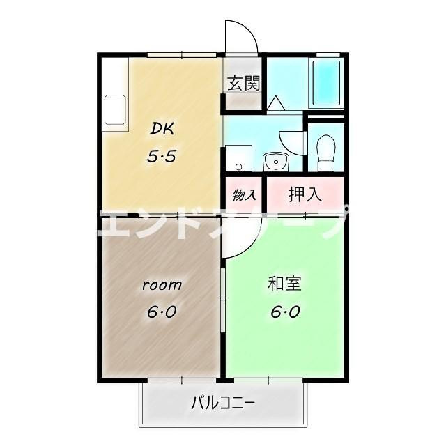 セジュールくらがのの間取り|高崎、前橋、伊勢崎エリアのお部屋探しはエンドスケープまで！お客様の理想お聞かせ下さい♪

