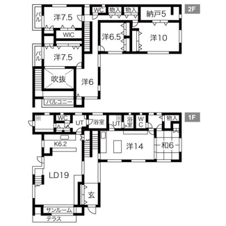 【間取り】 | 大原町戸建て