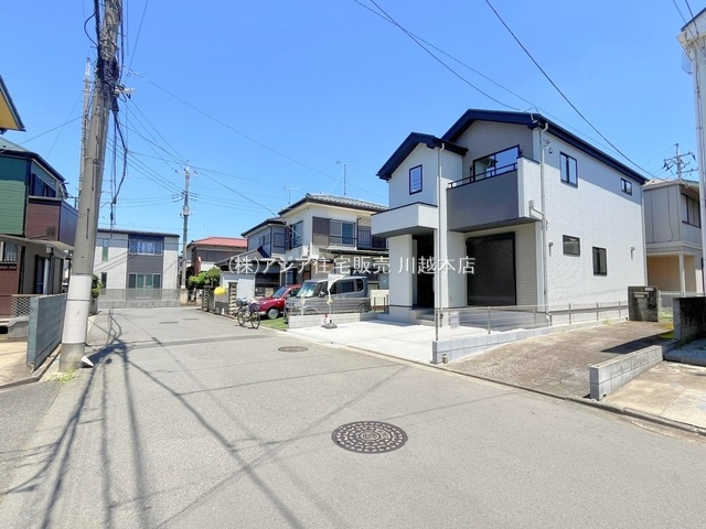 月々７万円台～　新築戸建　川越市砂新田5期の前面道路含む現地写真|西側 約6.0ｍ公道
