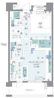 【間取り】 | 【高齢者向け住宅】ｸﾞﾛｰﾍﾞﾙ ｻﾞ･ｶﾞｰﾃﾞﾝ新宿西落合