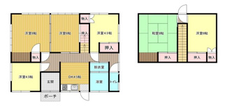 【間取り】 | 東石岡ジョムール住宅