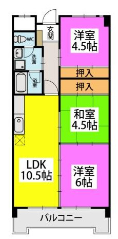 エサキ南ビルの間取り