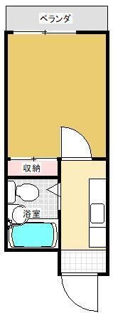 コーポ渕上の間取り