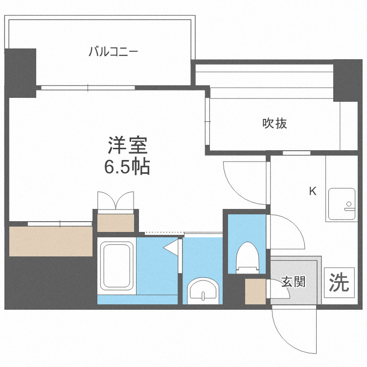 セレニテ難波グランデシュッドの間取り
