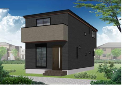 【外観パース】 | ■仲介手数料（約２８０万円）が無料■九品仏駅２分■自由が丘駅１０分■４ＬＤＫ | 品のあるシックなデザインです。