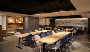 キャンパスヴィレッジ京都一乗寺のロビー