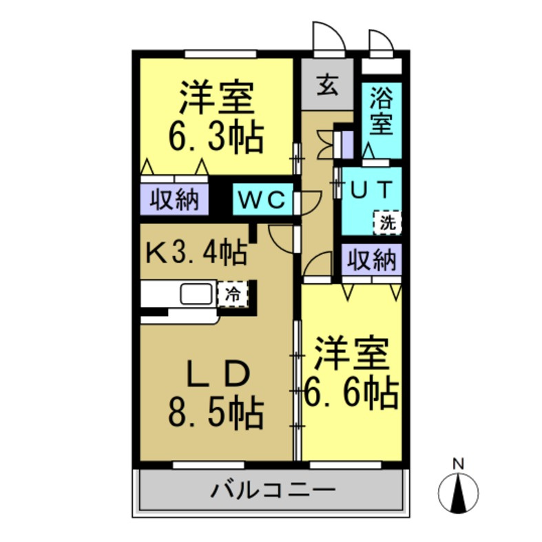 グランシャリオの間取り